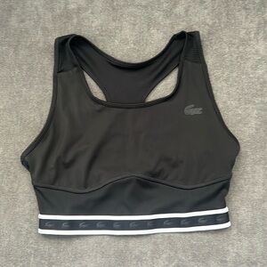 Sporty Lacoste Black Sports Bra🖤